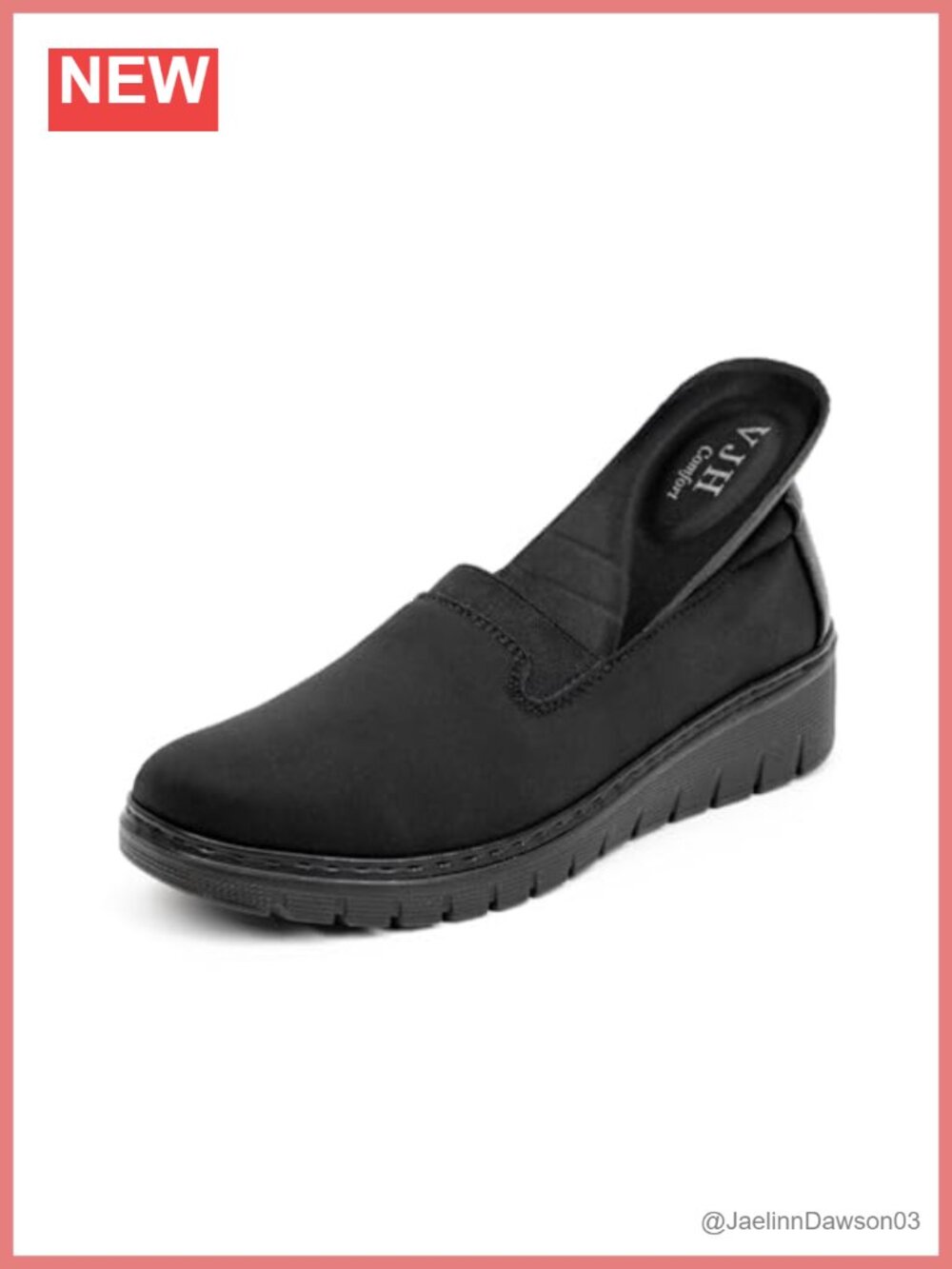 Women's Slip On Loafers Comfort Arch Support Walking Shoes